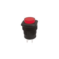 PUSH-BUTTON SWITCH OFF-(ON) WITH RED LED