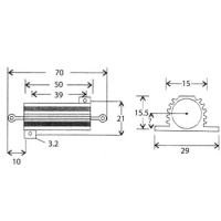 RESISTOR 50W 27E