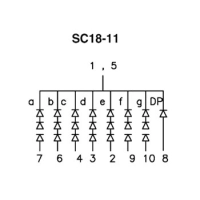 45mm SINGLE-DIGIT DISPLAY COMMON CATHODE SUPER RED