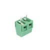 PROFESSIONAL SCREW TERMINAL, LOW PROFILE, 2 POLE, GREEN , 5mm PITCH