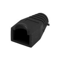 RJ45 SOFT PLUG COVER - BLACK