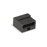 MICRO-konnektor:  PUSH-WIRE , JUNCTION BOXES 4-CONDUCTOR TERMINAL BLOCK, DARK GREY