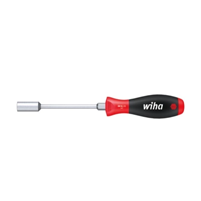 Wiha Screwdriver SoftFinish® 6-kant mutri padrun; ümara laba ja 6-kant peaga (01092) 7 mm x 125 mm