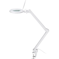 LED Magnifying Lamp with Clamp, 10 W, white