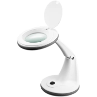 LED Magnifying Lamp with Base, 6 W, white