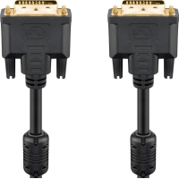 DVI-D Full HD Cable Dual Link, gold-plated