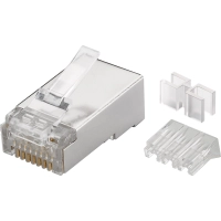 RJ45 Plug, CAT 6A STP shielded