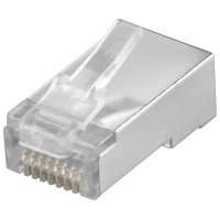 RJ45 Plug, CAT 5e STP shielded