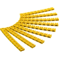 Cable Marker Clips "Letters A–C" for Cable Diameters of 3.8 - 5.9 mm