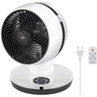 9-inch 3D Floor Fan with Remote Control and Timer