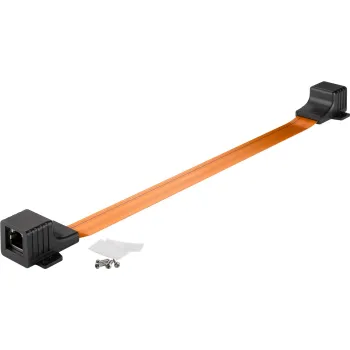 Ultra-slim RJ45 LAN Window Feed-through 0.3 m