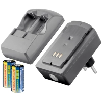 Photo Battery Charger incl. 2x RCR123 Rechargeable Batteries