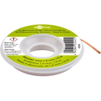 Desoldering Wire 1 mm for Removing Solder from Solder Joints, 1.5 m