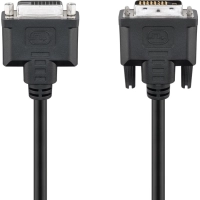 DVI-D Full HD Extension Cable Dual Link, nickel-plated