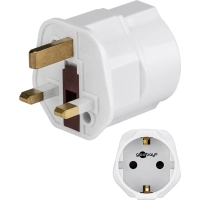 Mains Adapter UK, White