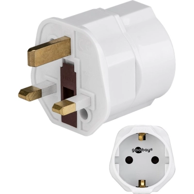 Mains Adapter UK, White