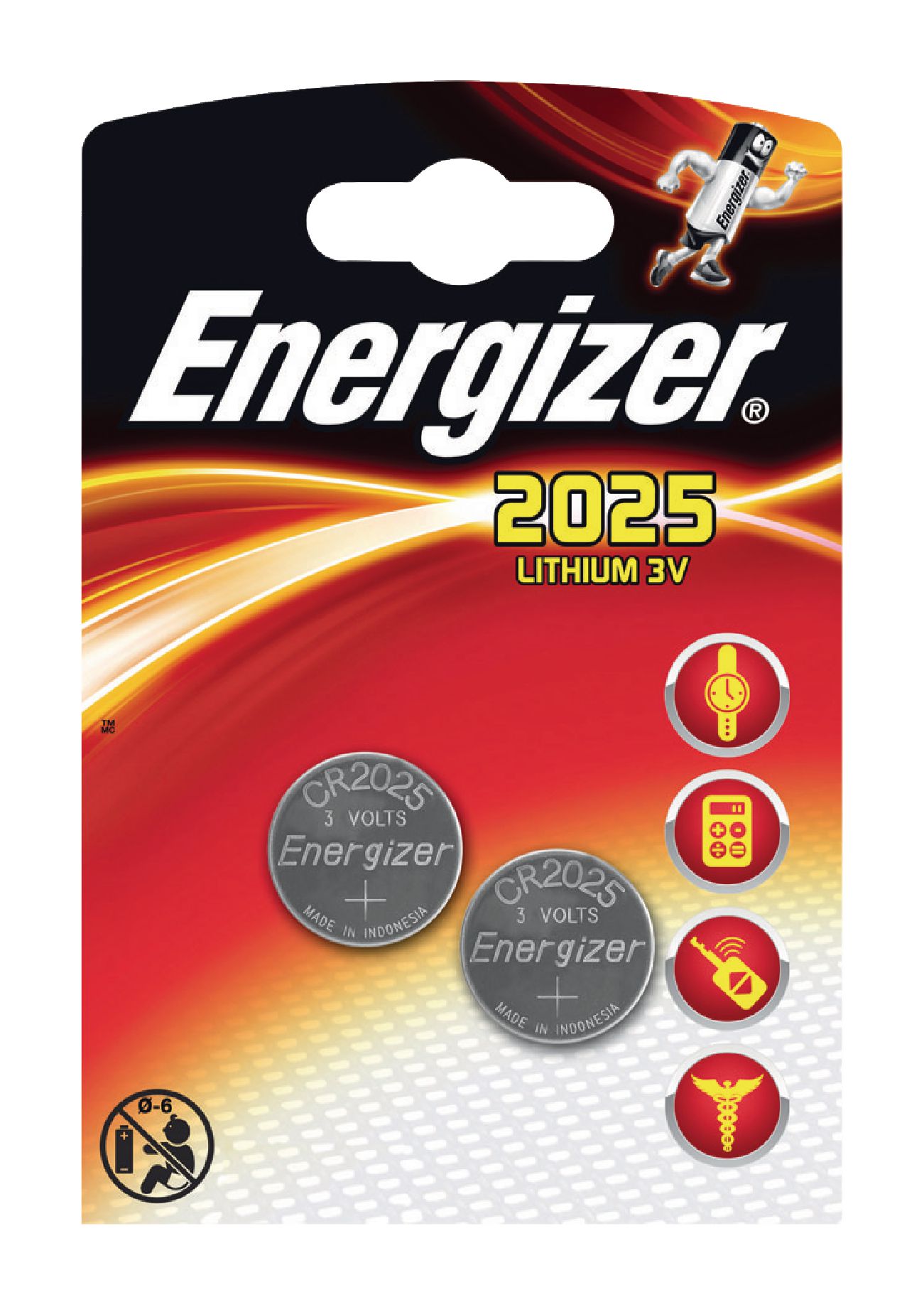 Energizer CR2430 Lithium Coin Cell Battery - 290mAh - 1 Piece Blister Pack