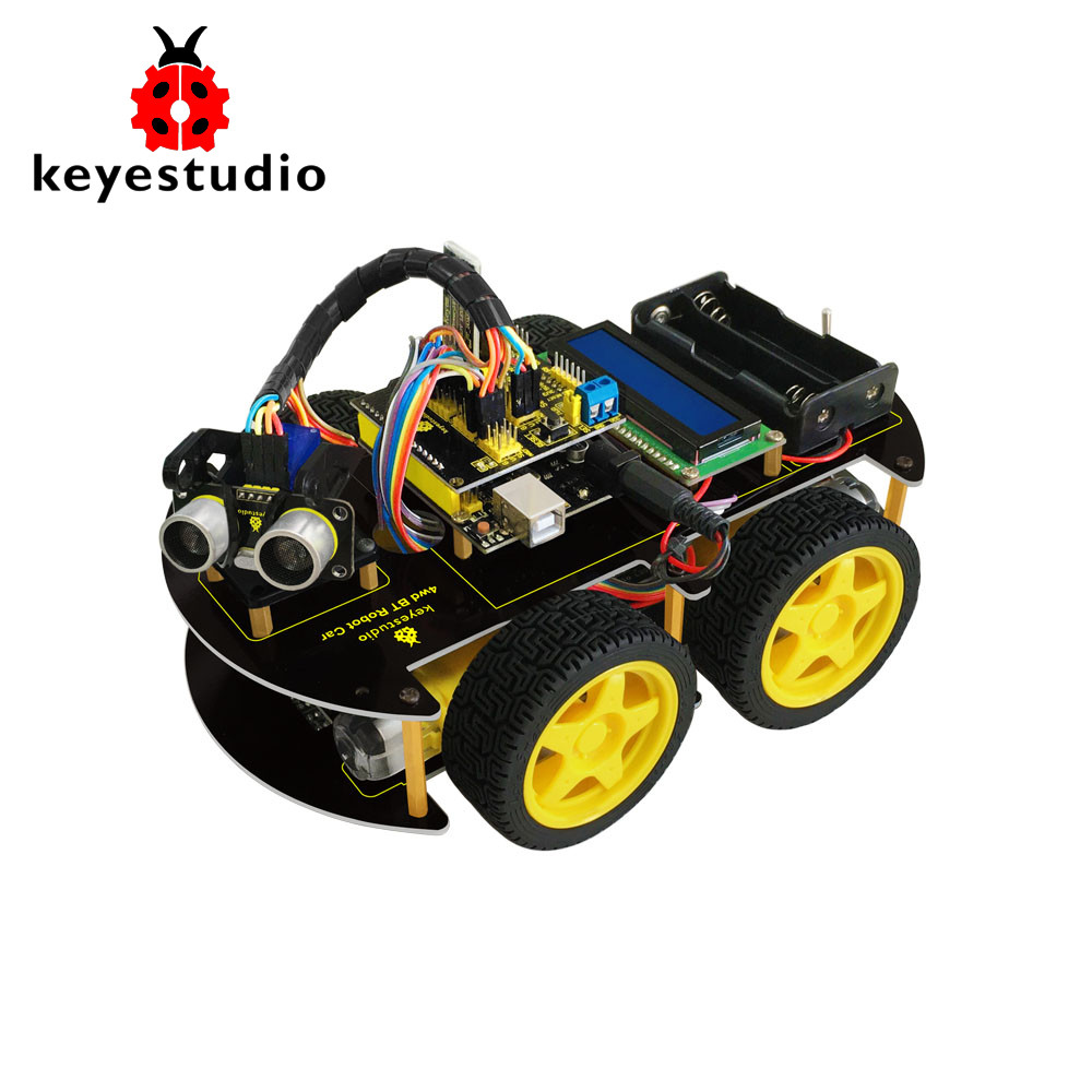 Keyestudio 4WD Multi-functional Car konstruktor Bluetooth - Oomipood